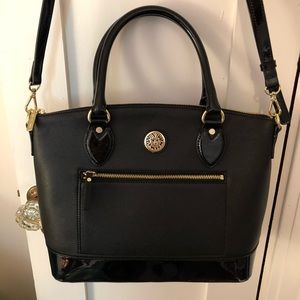 Anne Klein Black and Gold Purse
